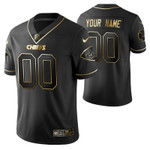 Kansas City Chiefs 2021 NFL Golden Edition Black Jersey Gift With Custom Name Number For Chiefs Fans