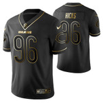 Chicago Bears Akiem Hicks 96 2021 NFL Golden Edition Black Jersey Gift For Bears Fans