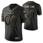 Denver Broncos 2021 NFL Golden Edition Black Jersey Gift With Custom Name Number For Broncos Fans