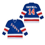 J.Cole 14 Forest Hills Drive Ice Hockey Blue Jersey Gift For J.Cole Fans Forest Hills Drive Fans