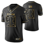 Tampa Bay Buccaneers Ndamukong Suh 93 2021 NFL Golden Edition Black Jersey Gift For Buccaneers Fans