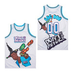 Don't Be a Menace to Loc Dog Funny White Basketball Jersey Gift For Don't Be a Menace Fans