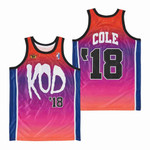 KOD Jermaine J. Cole 18 Album CD Cover Basketball Hip Hop Rap Jersey Gift For KOD Fans