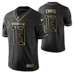 Tampa Bay Buccaneers Mike Evans 13 2021 NFL Golden Edition Black Jersey Gift For Buccaneers Fans