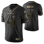 Denver Broncos De'Vante Bausby 41 2021 NFL Golden Edition Black Jersey Gift For Broncos Fans