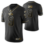 Carolina Panthers Graham Gano 9 2021 NFL Golden Edition Black Jersey Gift For Panthers Fans