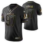 Cincinnati Bengals Geno Atkins 97 2021 NFL Golden Edition Black Jersey Gift For Bengals Fans