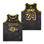 Los Angeles Lakers Kobe Bryant 8 24 Number Legend Basketball Black Jersey Gift For Lakers Fans