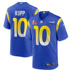 Los Angeles Rams Cooper Kupp 10 2022 NFL Superbowl LVI Match Royal Blue Jersey Gift For Rams Fans