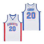 Charlotte Knights High School Stephen Curry 20 NBA Legendary Captain Jersey Gift For Knights Fans