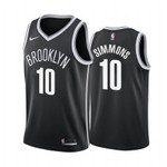 Brooklyn Nets Ben Simmons 10 NBA 75th Anniversary Edition Black Jersey Gift For Brooklyn Fans