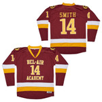 Bel Air Academy High School Will Smith 14 Hockey Jersey Gift For Bel Air Fans