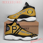 Topsportee Mlb Pittsburgh Pirates Limited Edition Men's and Women's Air Jordan 13 Sneakers All US Size