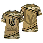 Topsportee Vegas Golden Knights Camo Limited Edition All Over Print Hoodie T shirt Unisex Size NLA001366