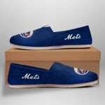 Stocktee New York Mets Flower Lace Pattern Limited Edition Toms Slip On Shoes NLA014550
