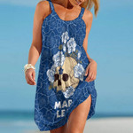 Topsportee Toronto Maple Leafs Roses And Skull Limited Edition Beach Dress Summer NLA008967