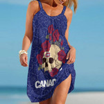 Topsportee Montreal Canadiens Roses And Skull Limited Edition Beach Dress Summer NLA008965