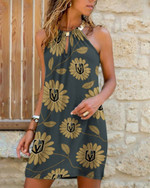 Topsportee Vegas Golden Knights Lovely Daisy Limited Edition Summer Casual Sleeveless Dress NLA011466