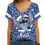 Topsportee New York Mets Stitch Limited Edition Summer Collection Women V Neck T-shirt XS-2XL NLA011950