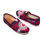 Topsportee Boston Red Sox Tropical Flowers Pattern Limited Edition Toms Slip On Shoes NLA015036