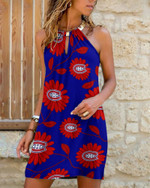 Topsportee Montreal Canadiens Lovely Daisy Limited Edition Summer Casual Sleeveless Dress NLA011465