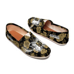 Stocktee Vegas Golden Knights Rose and Butterfly Limited Edition Toms Slip On Shoes NLA014466