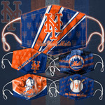 Topsportee MLB New York Mets Limited Edition Amazing 5PCS Set PM2.5 Activated Carbon Filter Face Masks