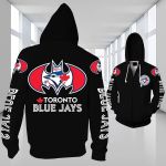 Topsportee Toronto Blue Jays Limited Edition Over Print Full 3D Zip Hoodie S - 5XL TOP000322