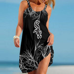 Topsportee Chicago White Sox Tree Pattern Limited Edition Summer Beach Dress NLA002438