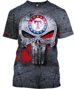 Topsportee Texas Rangers Limited Edition Over Print Full 3D T-shirt Zip Hoodie S - 5XL