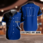 NCAA Duke Blue Devils Button Shirt Design 3D Full Printed Custom Name Sizes S - 5XL N91763