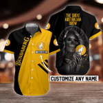 Bundaberg Brewed Drinks Skull Button Shirt Design 3D Full Printed Custom Name Sizes S - 5XL N92005
