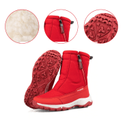 Luna™ Winter Warm Waterproof Anti-Slip Over Ankle Snow Boots - Side Zipper Snow Boots for Women