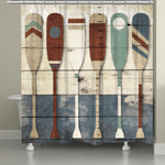Playful Oars Shower Curtain  Custom Design High Quality Home Bathroom Home Decor
