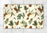 Pinecone Accent Area Rug Bold Patterns Tasteful Style Home Decor Super Affordable