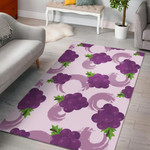 Cute Grape Pattern Area Rug Bold Patterns Tasteful Style Home Decor