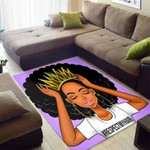 Respect My Hair African American Area Rug Home Decor