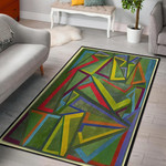 Trifinity Rainbow Design Printed Area Rug Home Decor