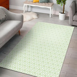 Cucumber Pattern Background Area Rug Modernity Elegant Utility Stain Resistant For Home Decor