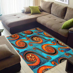 Paisley Pattern African American Area Rug Home Decor