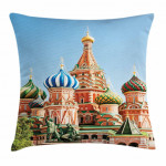 Russian Architecture Art Pattern Printed Cushion Cover