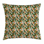 Exotic Summer Jungle Art Pattern Printed Cushion Cover
