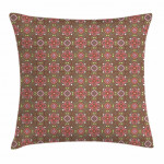 Cheerful Garden Swirls Art Pattern Printed Cushion Cover