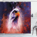 Cool Aggressive Animal Printed Shower Curtain Home Decor