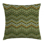 Style Tribal Waves Pattern Printed Cushion Cover