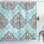 Rococo Era Designs Pattern Shower Curtain Home Decor