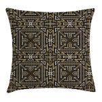 Zigzags Modern Triangles Pattern Art Printed Cushion Cover