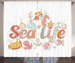 Marine Life Collections Window Curtain Home Decor