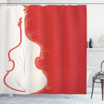 Abstract Music Design Shower Curtain