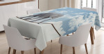 Classic Elephant Balance Sunny Day Printed Tablecloth Home Decor